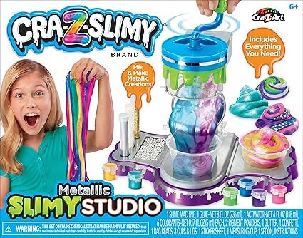 كريز سلايمي أستديو السلايم اللامع سلايم Cra-Z-Slimy