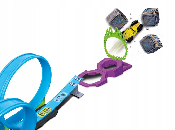 مايستو مسار متعدد الحلقات مع قفزة مركبات مع مسار Maisto