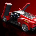 هوت ويلز مجموعة بناء وتركيب سيارة مازيراتي مكعبات التركيب HotWheels