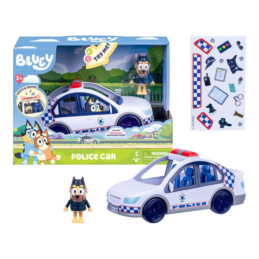 بلوي سيارة شرطة مركبات الأطفال Bluey