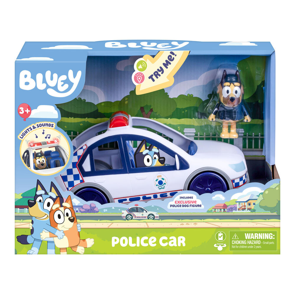 بلوي سيارة شرطة مركبات الأطفال Bluey
