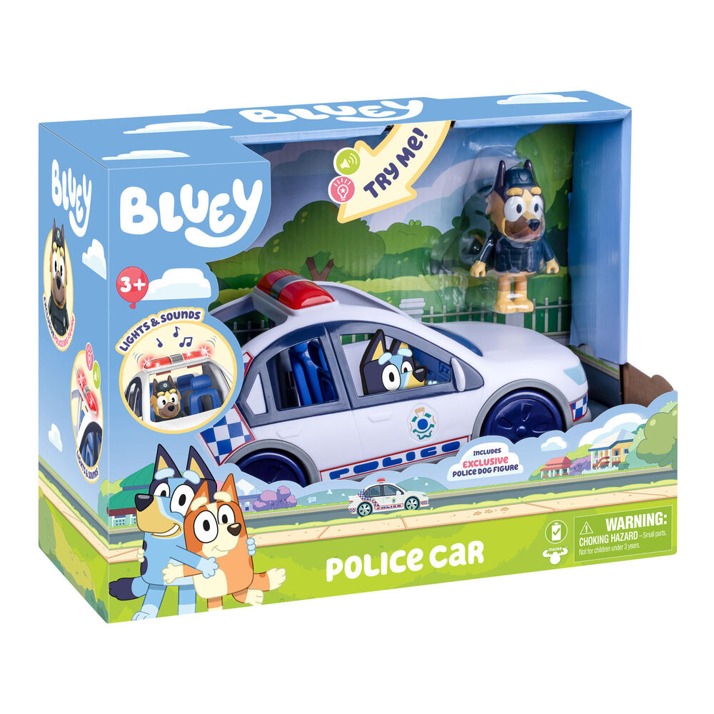 بلوي سيارة شرطة مركبات الأطفال Bluey