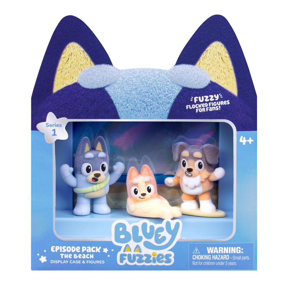 بلوي مجسم حلقات فوزيز الشاطئ شخصيات كرتونية Bluey