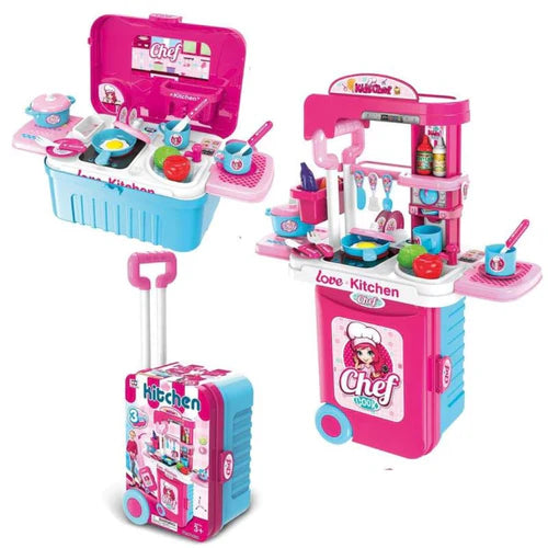 طقم مطبخ 3 في 1 ألعاب المطابخ LOCAL