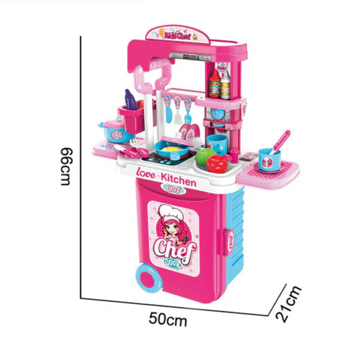 طقم مطبخ 3 في 1 ألعاب المطابخ LOCAL