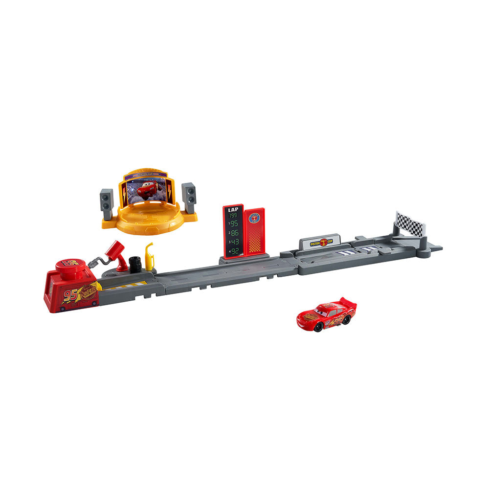 ديزني كارز كأس مكبس سباقات السيارات مركبات مع مسار Disney