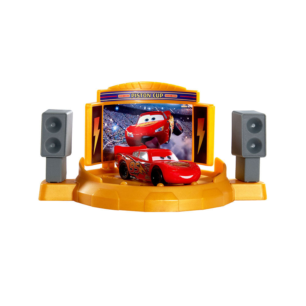 ديزني كارز كأس مكبس سباقات السيارات مركبات مع مسار Disney