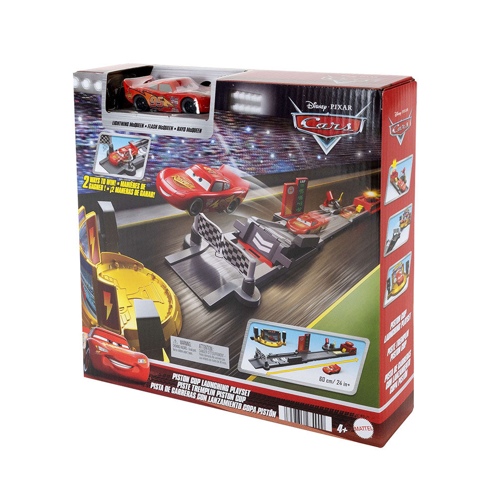 ديزني كارز كأس مكبس سباقات السيارات مركبات مع مسار Disney