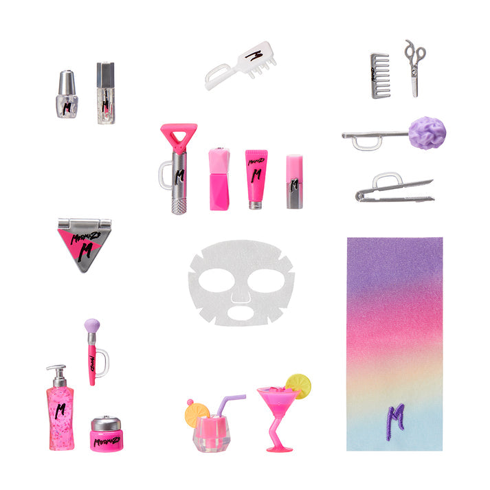 ميرميز صالون التجميل مع أضواء بيوت الدمى Mermaze Mermaidz