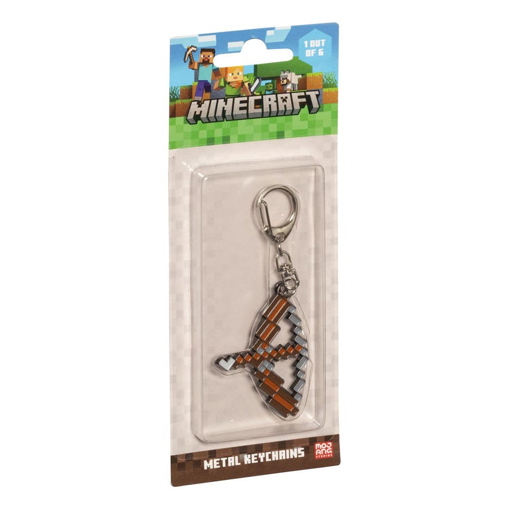 سلاسل مفاتيح ماين كرافت متنوع المجسمات Minecraft