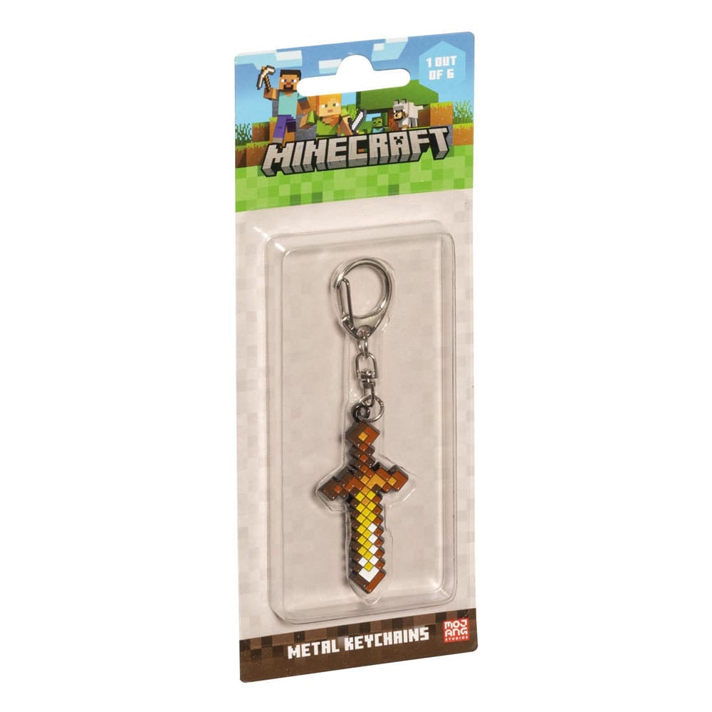 سلاسل مفاتيح ماين كرافت متنوع المجسمات Minecraft