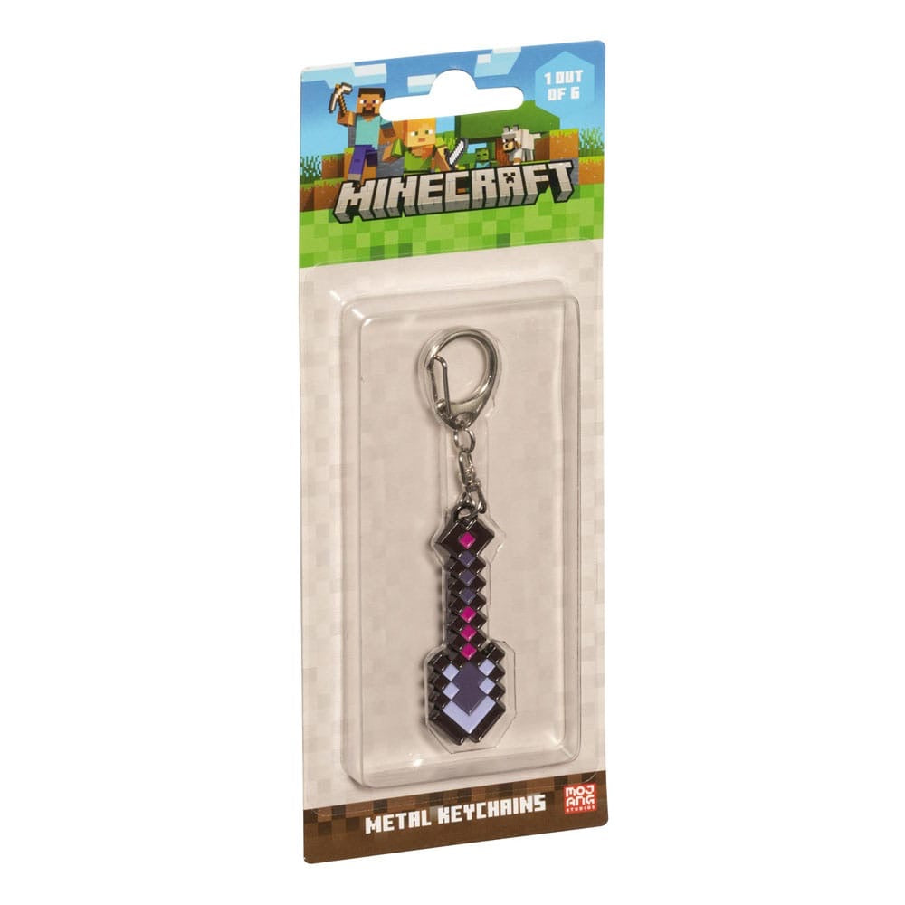 سلاسل مفاتيح ماين كرافت متنوع المجسمات Minecraft
