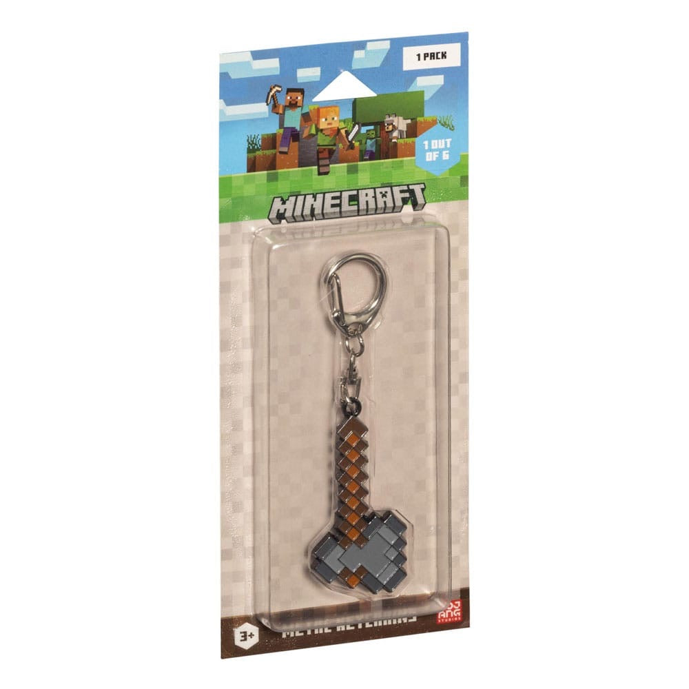 سلاسل مفاتيح ماين كرافت متنوع المجسمات Minecraft