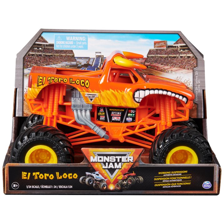 مونستر جام مجسم شاحنه معدني بألوان متنوعة سيارات داي كاست Monster Jam