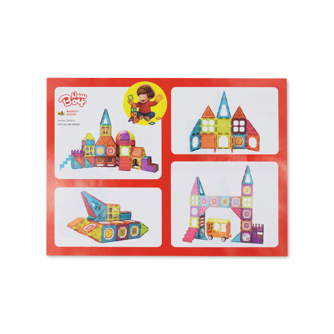 نيوبوي المجموعة المغناطيسية الملونة 111 قطعة مكعبات المغناطيس NewBoy