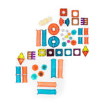 نيوبوي المجموعة المغناطيسية المضيئة الكبيرة 110 قطعة مكعبات المغناطيس NewBoy