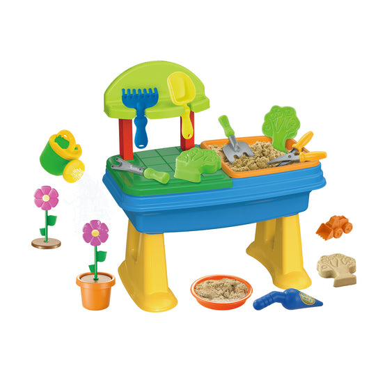 نيوبوي طاولة بناء الحديقة مع مظلة ألعاب الرمل والبحر NewBoy