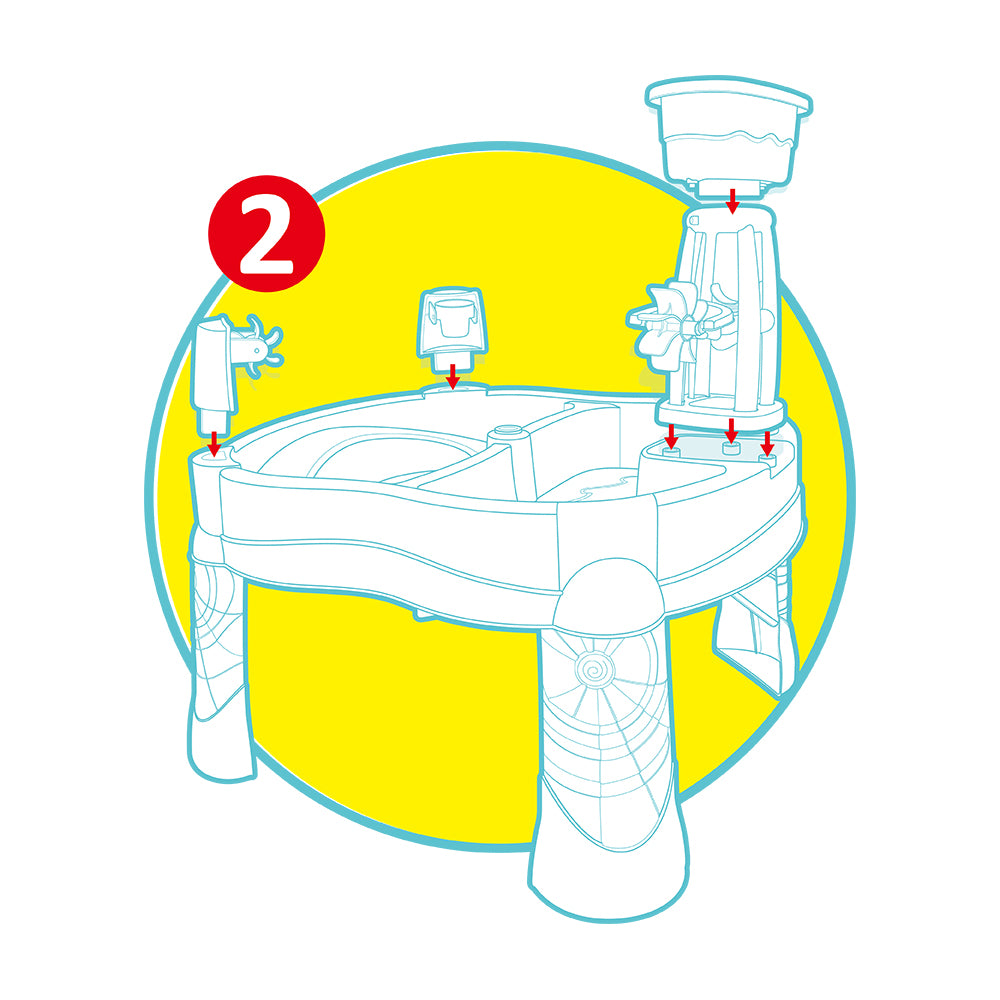 نيوبوي واحة الشاطئ الرملية للأطفال طاولات الماء NewBoy