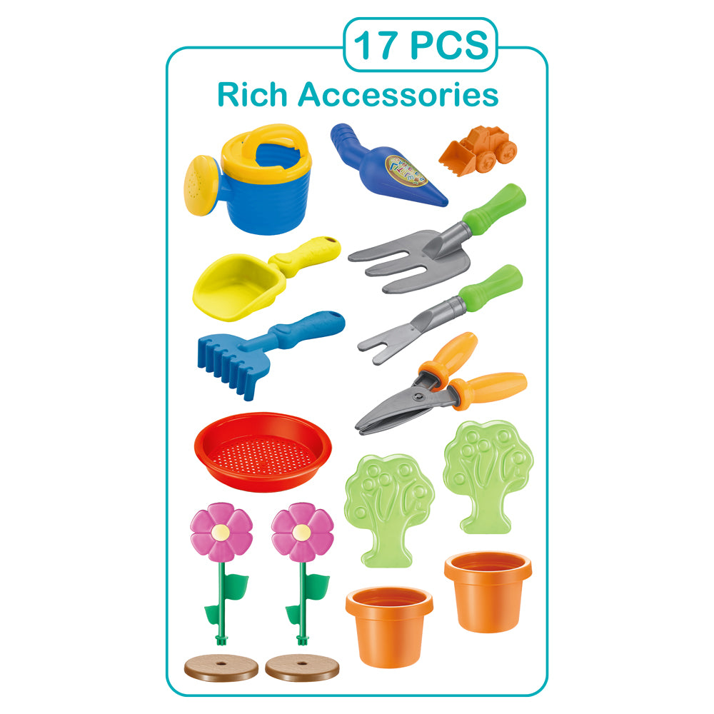 نيوبوي طاولة بناء الحديقة مع مظلة ألعاب الرمل والبحر NewBoy