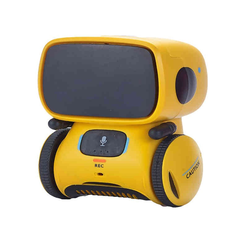 روبوت اصفر ذكي مع تسجيل الصوت ألعاب الروبوت LOCAL