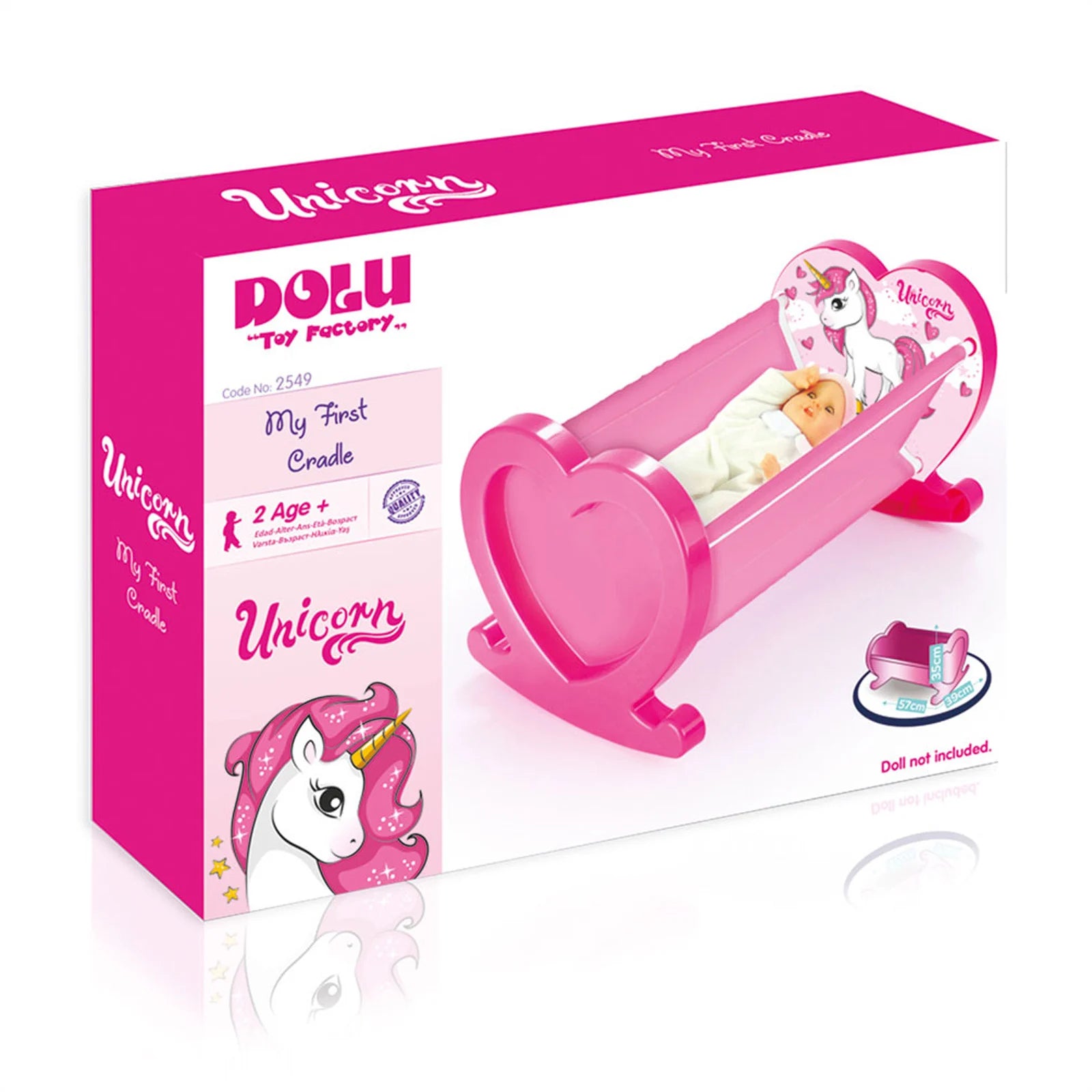 دولو سرير دمية يونيكورن اكسسوارت الدمى Dolu