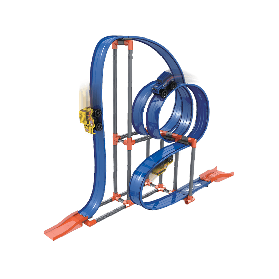 نيوبوي لعبة المسار المغناطيسي 56 قطعة مركبات مع مسار NewBoy