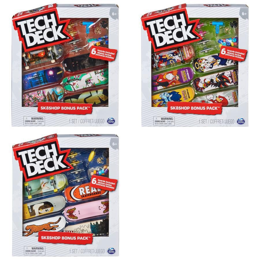 تيك ديك لوح تزلج صغير اس كيه 8 الواح الوان متنوعه المركبات المتنوعه TECH DECK