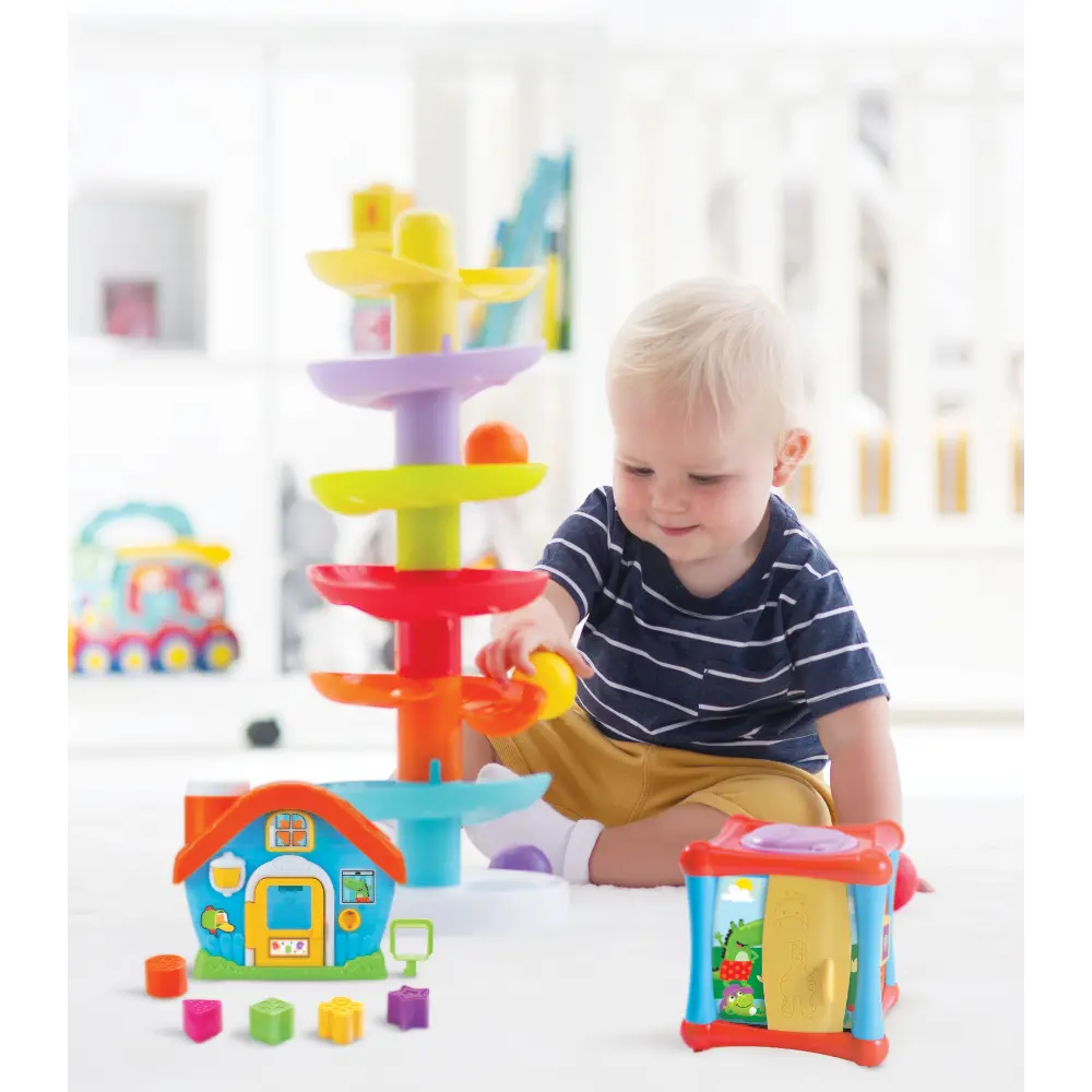 هابي كابي النشاط 3 في 1 التفاعلي مواليد تفاعلي Hapee Capee