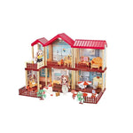 بيت الأميرة طابقين بيوت الدمى LOCAL