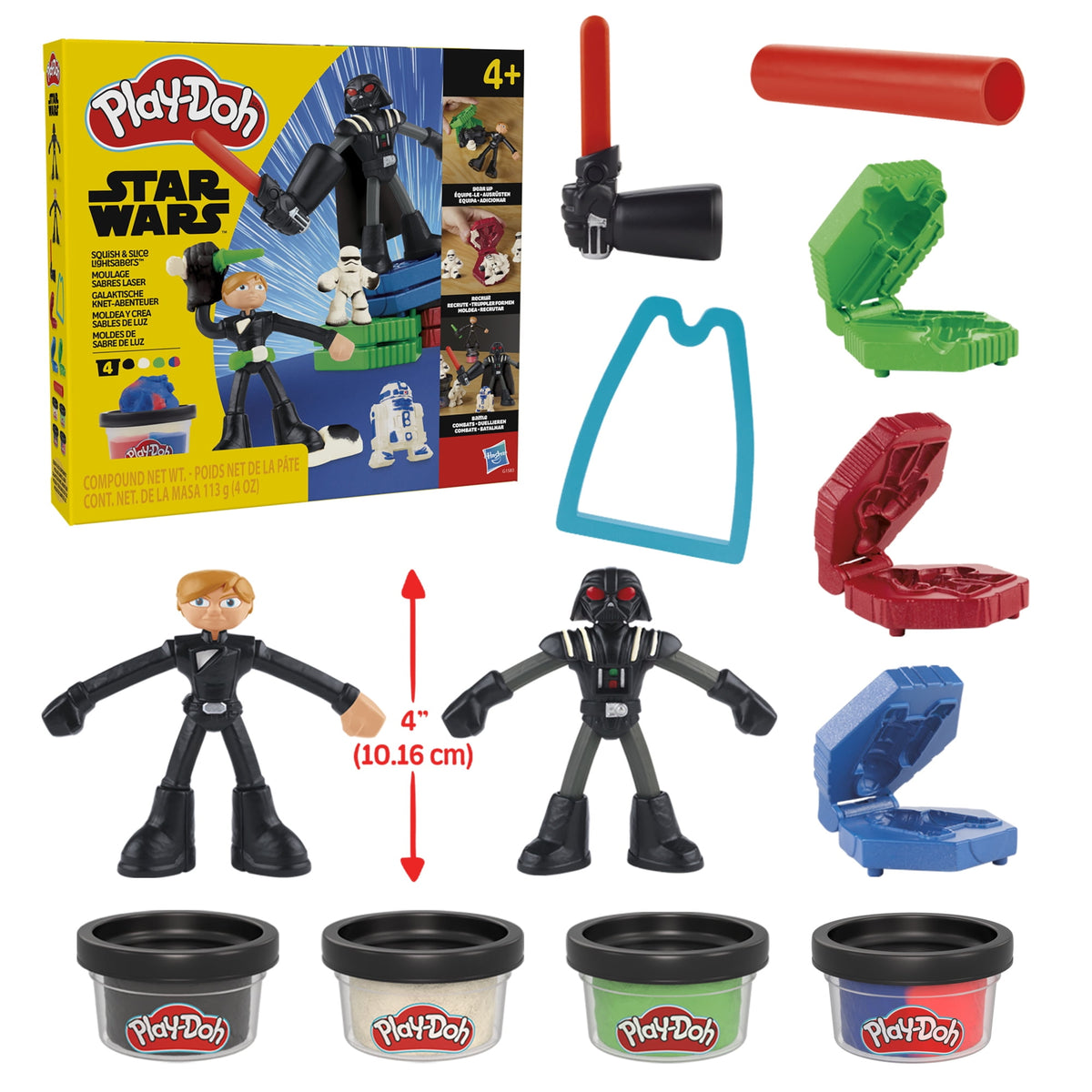 بلاي دوه صلصال ستار وورز سكويش أند سلايس الصلصال والمعجون Play-Doh