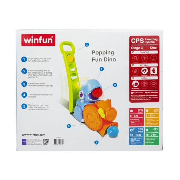 وين فن دفع الديناصور الممتعة مواليد تفاعلي WinFun