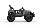 سيارة جيب كهربائية 12 فولت رمادية سيارة كهربائية RF Ride-On