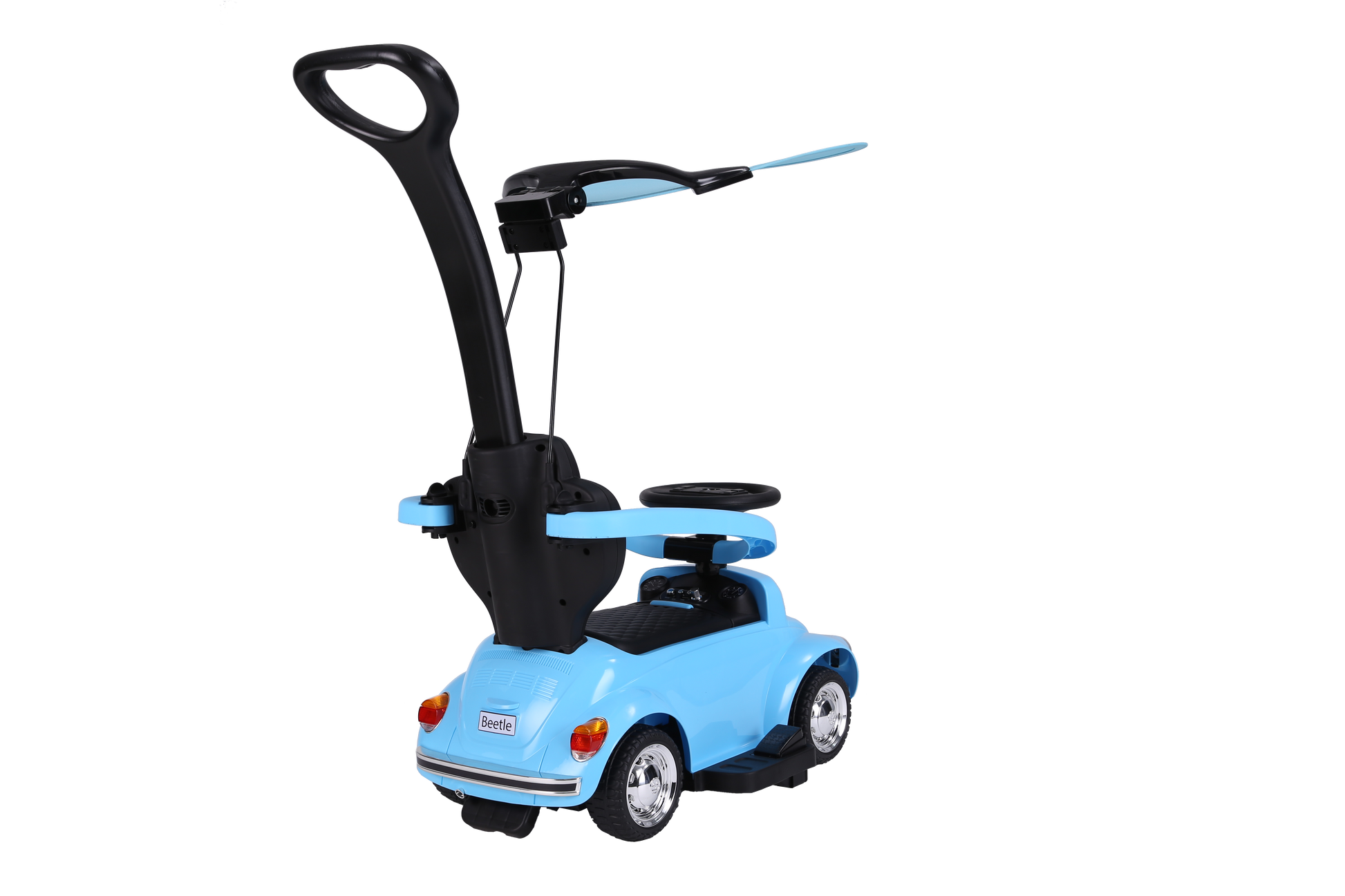 سيارة فولكس فاجن زرقاء 2 في 1 مركبات الدف RF-JQ618-BL