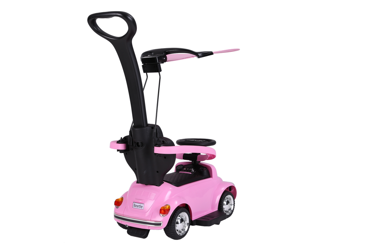 سيارة فولكس فاجن وردي 2 في 1 مركبات الدف RF Ride-On