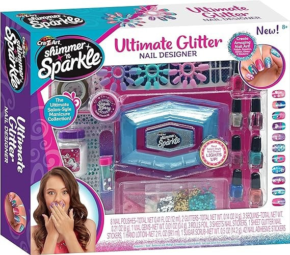 شيمر اند سباركل مصمم الاظافر اللامعه المكياج والتجميل Shimmer N Sparkle