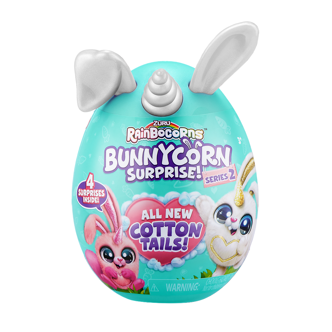 رينبوكورنز مفاجاه الأرنب باني متنوع الالعاب القطنية Zuru