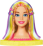 باربي رأس دمية فاخرة لتصفيف الشعر مع ملحقات دمية مع اكسسوارات Barbie