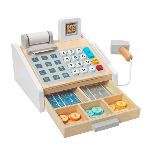 فيجا لعبة الكاشير الخشبية الابيض التسوق والوظائف VIGA