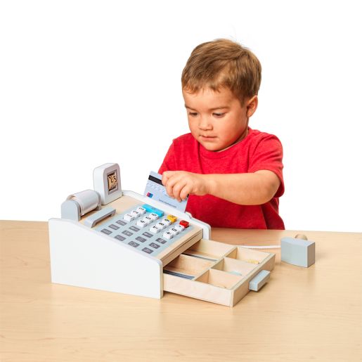 فيجا لعبة الكاشير الخشبية الابيض التسوق والوظائف VIGA