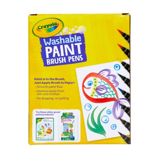 كرايولا أقلام فرشاة طلاء قابلة للغسل 40 قطعة رسم و تلوين Crayola
