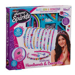 شيمر ان سباركل اصنع عصابات راس ومشابك شعر مزينة بالخرز الخرز والاكسسوارات Shimmer N Sparkle