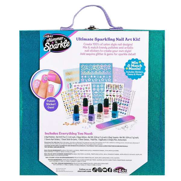 شيمر اند سباركل صبغة أظافر جويل ديزاينر المكياج والتجميل Shimmer N Sparkle