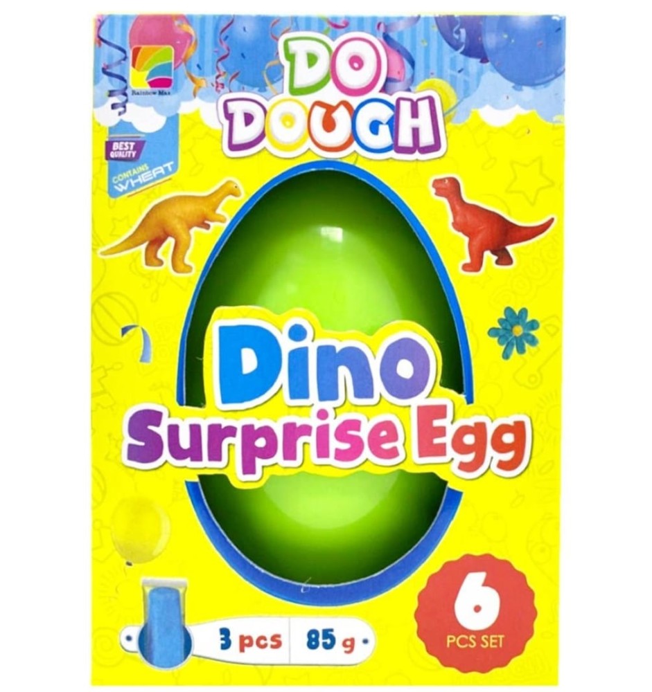 صلصال بيضه مفاجأه الديناصورات من دو دوه الصلصال والمعجون Do Dough