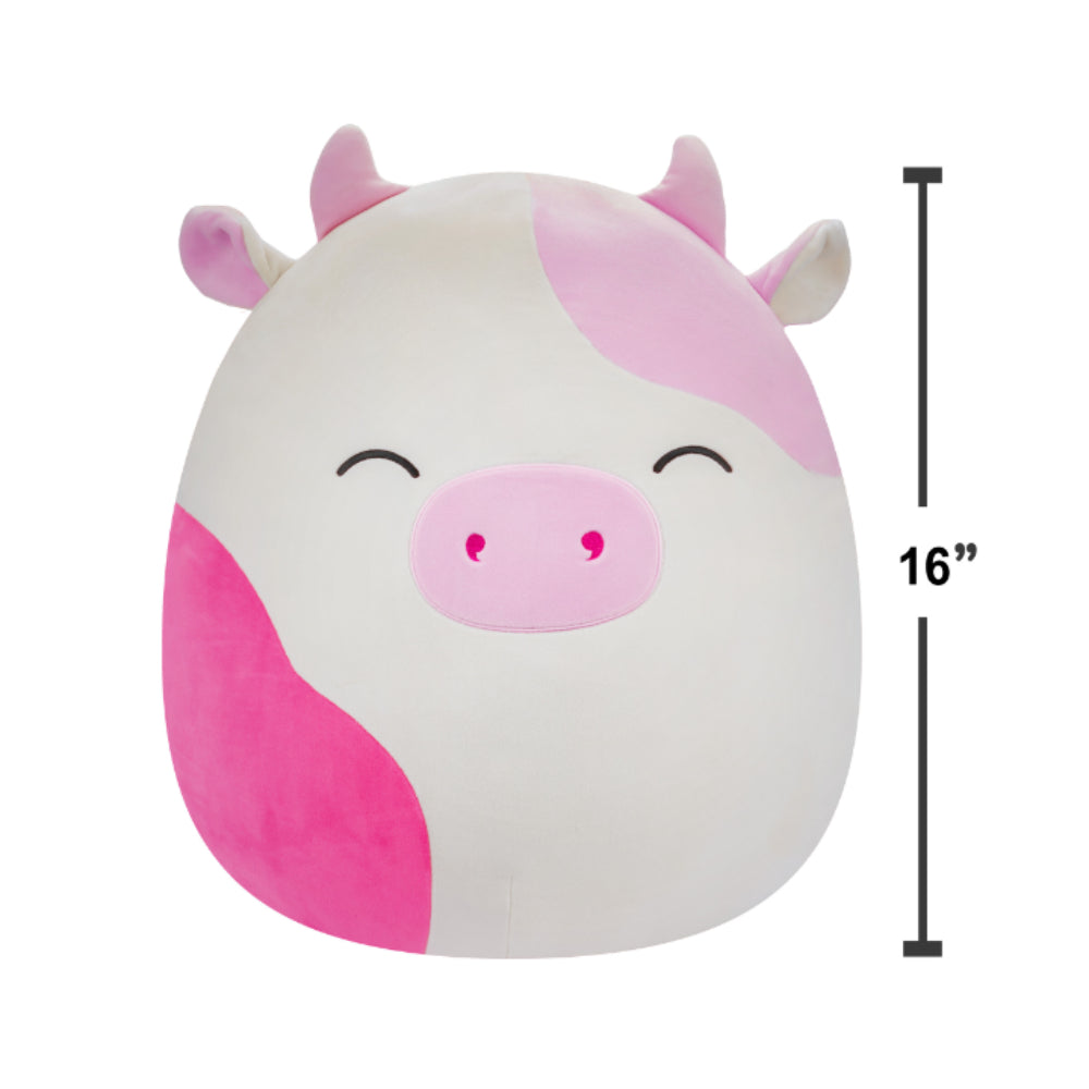 سكويش مالوز دميه البقرة الزهرية 35 سم الالعاب القطنية Squishmallows