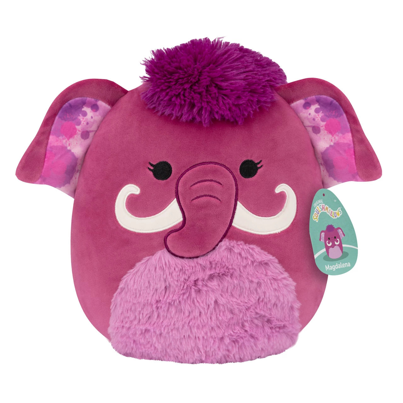 سكويش مالوز دميه الماموث ألارجواني الالعاب القطنية Squishmallows