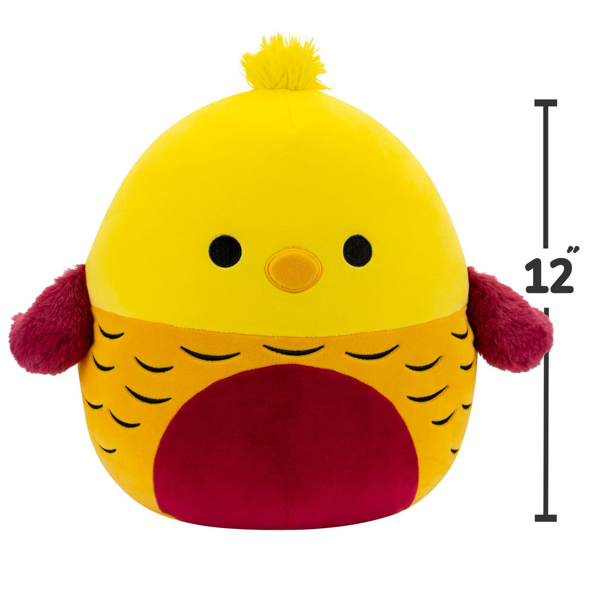 سكويش مالوز دمية طائر التدرج الذهبي الالعاب القطنية Squishmallows