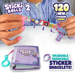 ستيكي رولز سوار وكتاب ملصقات - السلسلة الثانية الخرز والاكسسوارات Sticki Rolls