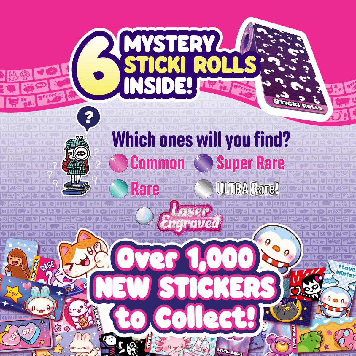 ستيكي رولز مجموعة أنشطة قلادة ستيكي الخرز والاكسسوارات Sticki Rolls