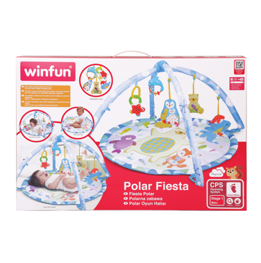 وين فن حصيرة اللعب بولار فيستا بالز بساط للمواليد WinFun