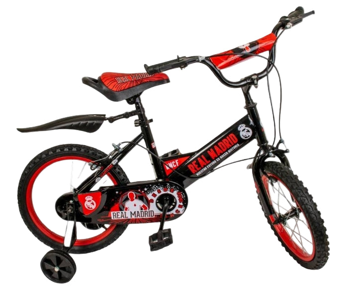 دراجة ريال مدريد أحمر مقاس 14 دراجة 2 عجلة LOCAL
